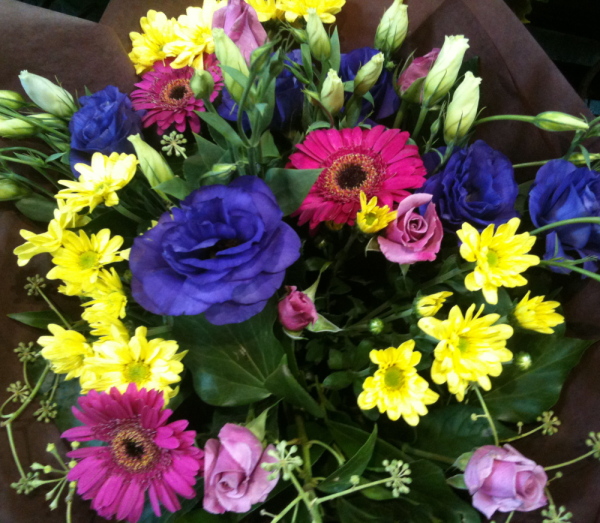 Colours of Flower Rainbow Bouquet