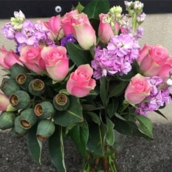 Rose and gumnut bouquet |Same day delivery