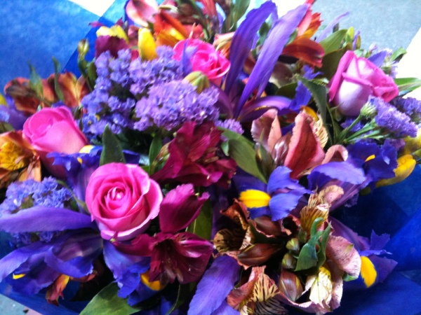 Purple Mixed Flower Bouquet|Flowers Delivered Melbourne